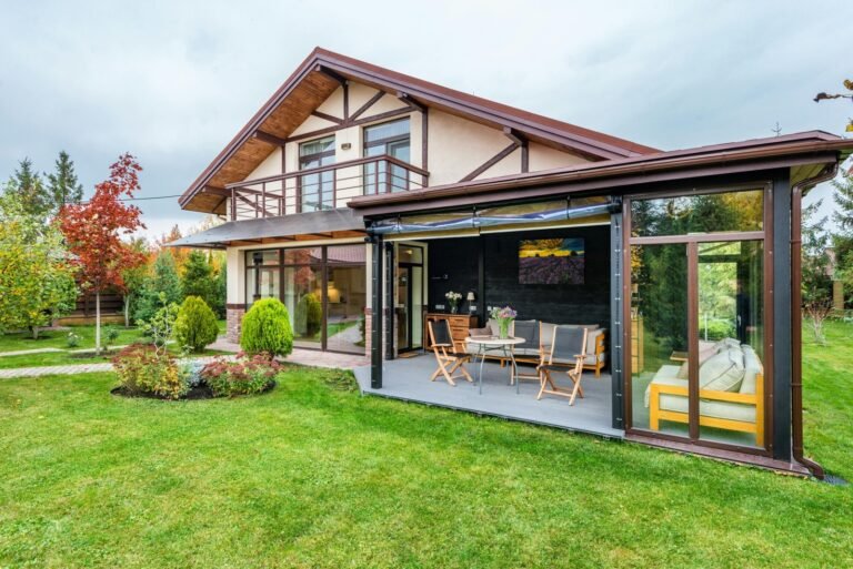 Big suburb house with terrace and backyard - Credit Max Vakhtbovycn